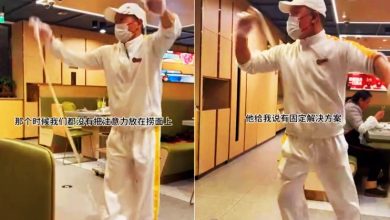 Photo of 【视频】海底捞店员表演捞面 被发现多次甩到地面
