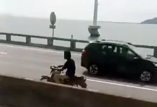 Photo of 槟大桥逆向行驶 摩多车骑士被骂爆