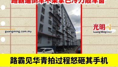 Photo of 华青在公寓泊车场遇路霸    路霸逼倒车不果拿巴冷刀敲车窗