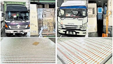 Photo of 图走私3500条漏税烟 3大马男狮城关卡被捕