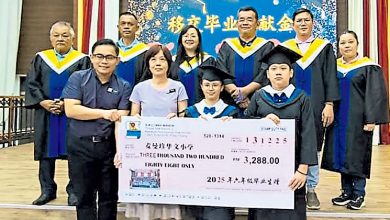 Photo of 【北海麦曼珍华小毕业礼】杨式丰：勿参与集体霸凌 引悲剧施暴者内疚终身