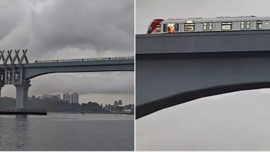 Photo of 柔新捷运系统开始测试 公众拍到列车上轨测试引热议