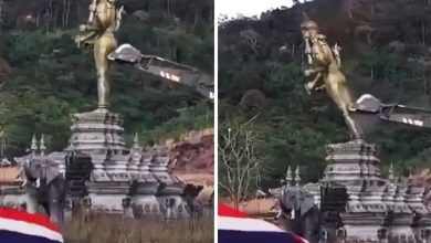 Photo of 柬埔寨指控泰军 拆除印度教神像