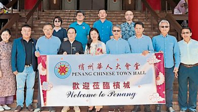 Photo of 广东省2侨联访槟华堂 陈坤海盼交流注入新活力