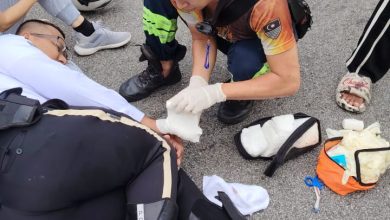 Photo of 前车突煞停后车急闪 交警来不及闪撞上