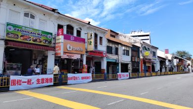 Photo of 槟市厅: 围栏上路交通顺畅 商家装卸有专位
