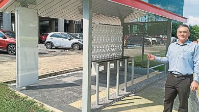 Photo of 实达阿南新建候车亭 鼓励居民多搭公交