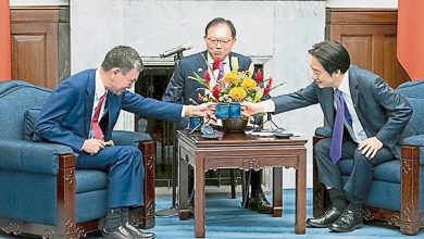 Photo of 赖清德晤日前外长河野 称台将续强化自卫能力