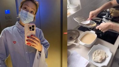Photo of 照顾病母眼泛泪光 郑秀文自嘲下厨如打仗