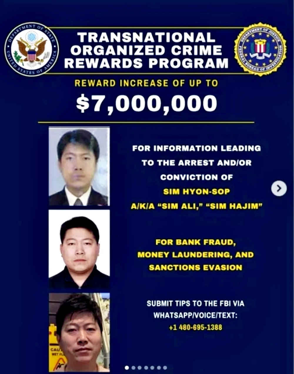 替金正恩购买直升机朝鲜“暗黑银行家”失踪FBI悬赏700万美元| 国际| 2025-12-27 – 光明日报