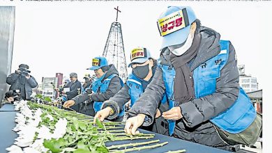 Photo of 济州航空空难一周年 李在明悼念遇难者并致歉