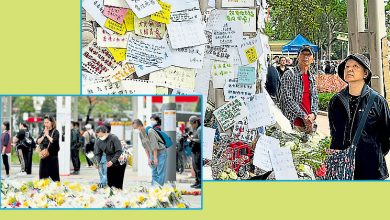 Photo of 【香港5级大火】续有市民献花默哀