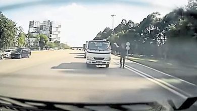 Photo of 路上与罗里司机对话 男子遭摩多撞飞