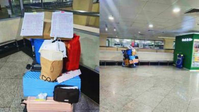 Photo of 自MCO滞留 “住”停车场及餐馆区 警查外国人流浪KLIA