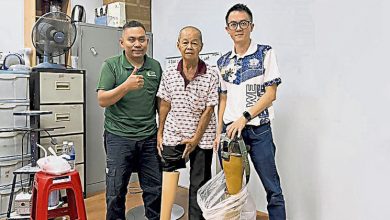 Photo of 马口狮子会送暖弱势 援助许海洲更换义脚