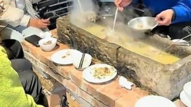 Photo of 石槽火锅爆红! 网狂酸像喂猪 老板反击：市场反响很好