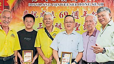 Photo of 【黄氏坊前诗峰社庆69週年】黄亚明：促进团结合作 盼年轻宗亲接棒传薪火
