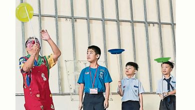 Photo of 三德华小欢笑开学 魔术表演迎学生返校