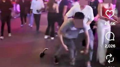Photo of 夜店外男男女女醉倒路旁? 警介入调查视频真伪