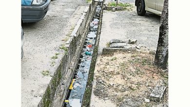 Photo of 班兰玛琳广场3路沟渠 堆满垃圾散发恶臭