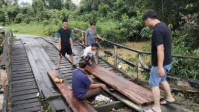 Photo of 多次反映仍无下文 !无助村民 自行筹资修桥