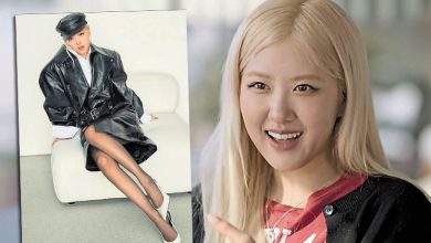 Photo of 偷偷恋爱避开镜头 BLACKPINK Rosé戴假髮变装扮阿嬤