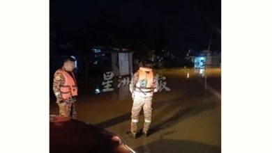 Photo of 夜晚一场大雨 甘榜巴鲁水位骤升