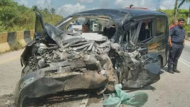 Photo of 3车连环撞 3人夹死车内 2人受伤送医