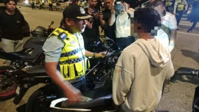 Photo of 14岁少年也飙摩多 警方深夜铁腕扫荡