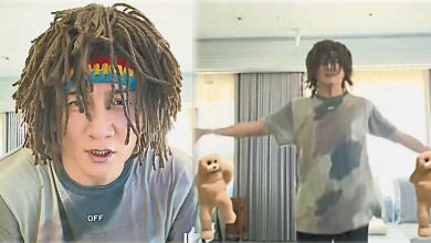 Photo of 吴奇隆扫把头跳到喘 娱乐效果强网友大笑