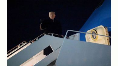 Photo of 特朗普专机电气故障 空军一号紧急返航