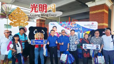 Photo of 今年第1艘靠岸邮轮 槟迎“七大洋领航者号”