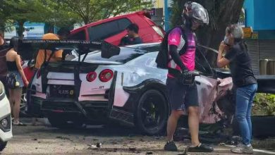 Photo of GT-R撞3车夺2命 超跑司机来自居銮
