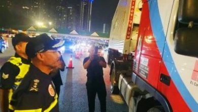 Photo of 倒数夜不松懈 交警午夜全国执法