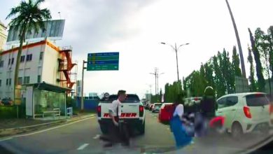 Photo of 中四女生放学搭捷运 过马路时被摩多撞飞