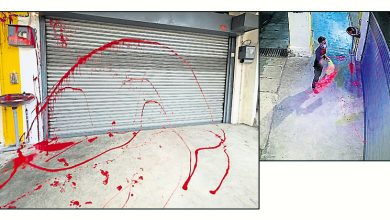 Photo of 电子服务商店被泼漆 店主未接追债恐吓讯息