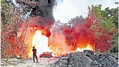 Photo of 美农偏僻区有人烧电缆 义消队接投报查探报警