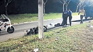Photo of 摩多失控撞路灯 越堤族凌晨回家遇死神
