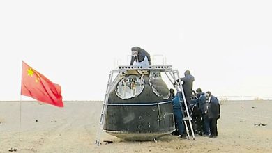 Photo of 曾遭太空碎片撞击 神20飞船返回地球