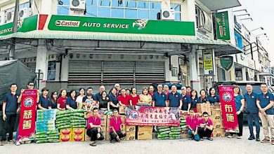 Photo of 槟威汝南堂布施送暖 筹2万助弱势