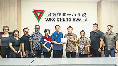 Photo of 曾敏凯访麻坡及巴莪 捎26.5万元提升5华小
