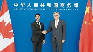 Photo of 商促进经贸合作 王文涛晤加国贸部长
