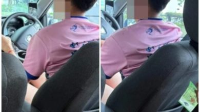 Photo of 女子新山搭电召车 司机“只穿内裤”载客