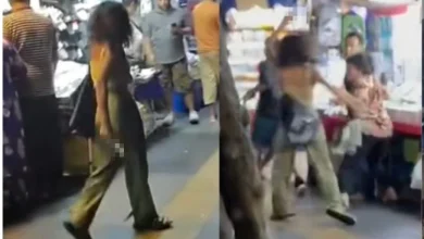 Photo of 曼谷闹区惊魂！ 女子当街挥刀随机袭人遭制服 传有男童被刺伤