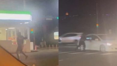 Photo of 台男持刀随机拦车砍人！ 5警围捕中受伤