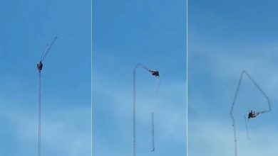 Photo of 输电塔突一截截崩塌断掉！ 2拆除工人不幸坠亡