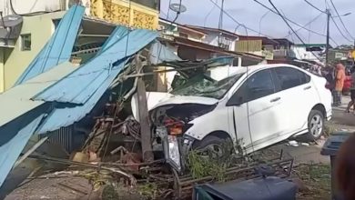 Photo of 闪避野狗酿连环撞 电召车失控横扫3车1摩多 再撞民宅