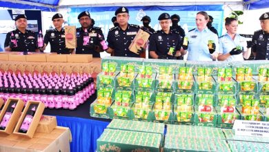 Photo of 混入包装饮料橄榄油 马澳警方  捣8030万毒品