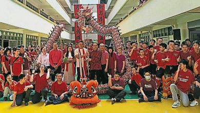 Photo of 米都新民独中迎新春 黄明国勉师生全力以赴