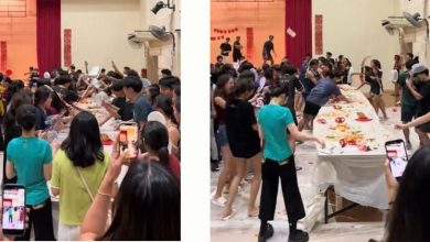 Photo of 捞生活动沦食物大战 学生遭网民批浪费食物